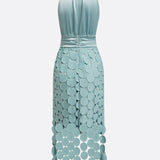 Lau - Elegante vestido midi Céline para ceremonias para mujeres