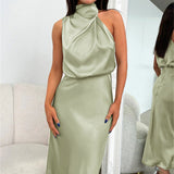 Tyra | Elegantes Abendkleid mit Halterneck