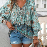 Arya - Elegantna Bluza sa Cvećem