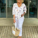 Marloes™ | Elegantna Bluza sa Cvećem