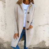 Paula™ | Elegantna dugačka džemper jakna