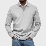 Eduardo - Luxuriöses Langarm-Polo