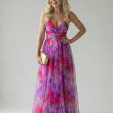 Isel - Vestido maxi de lujo
