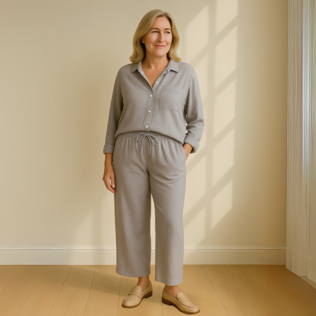 Yvonne™ | 2-delnog seta - Bluza i široke pantalone