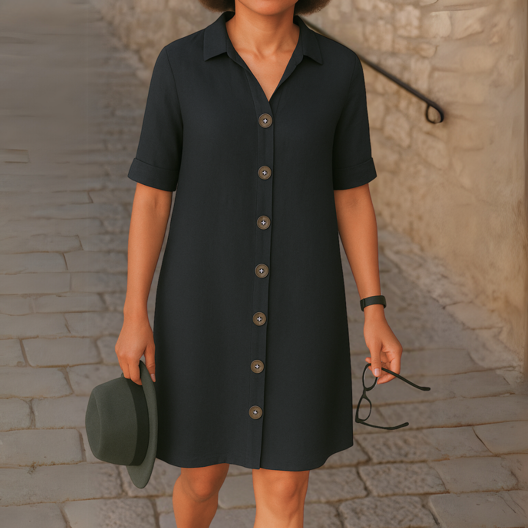 Ria™ | Elegantna duga haljina košulja