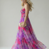 Isel - Vestido maxi de lujo