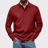 Eduardo - Luxuriöses Langarm-Polo