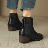 Camila - Luxuriöse Stiefeletten mit niedrigem Absatz