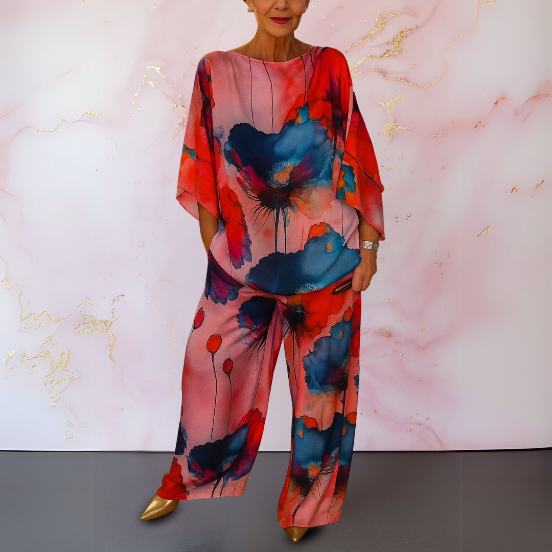 Moniek™ | Dvodelni ženski komplet od satena