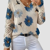Martina™ | Elegantni pulover sa cvetnim uzorkom