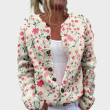 Catarina - Herbstblumen Cardigan
