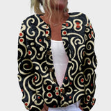Gabriela - Herbstblumen Cardigan