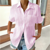 Anneke™ | Elegantna bluzica sa košuljastim kragnom