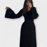 Jocelyn - Vestido de Punto Estilizado con Detalle en la Cintura