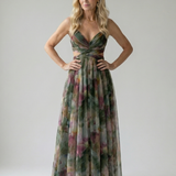 Isel - Vestido maxi de lujo