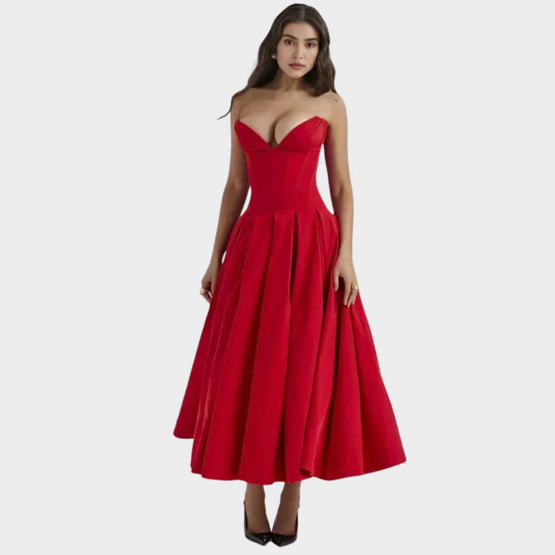 Harper | Elegante vestido midi para mujeres