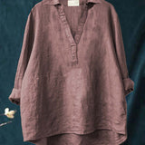 Andrea | Elegante Leinenbluse für den Sommer
