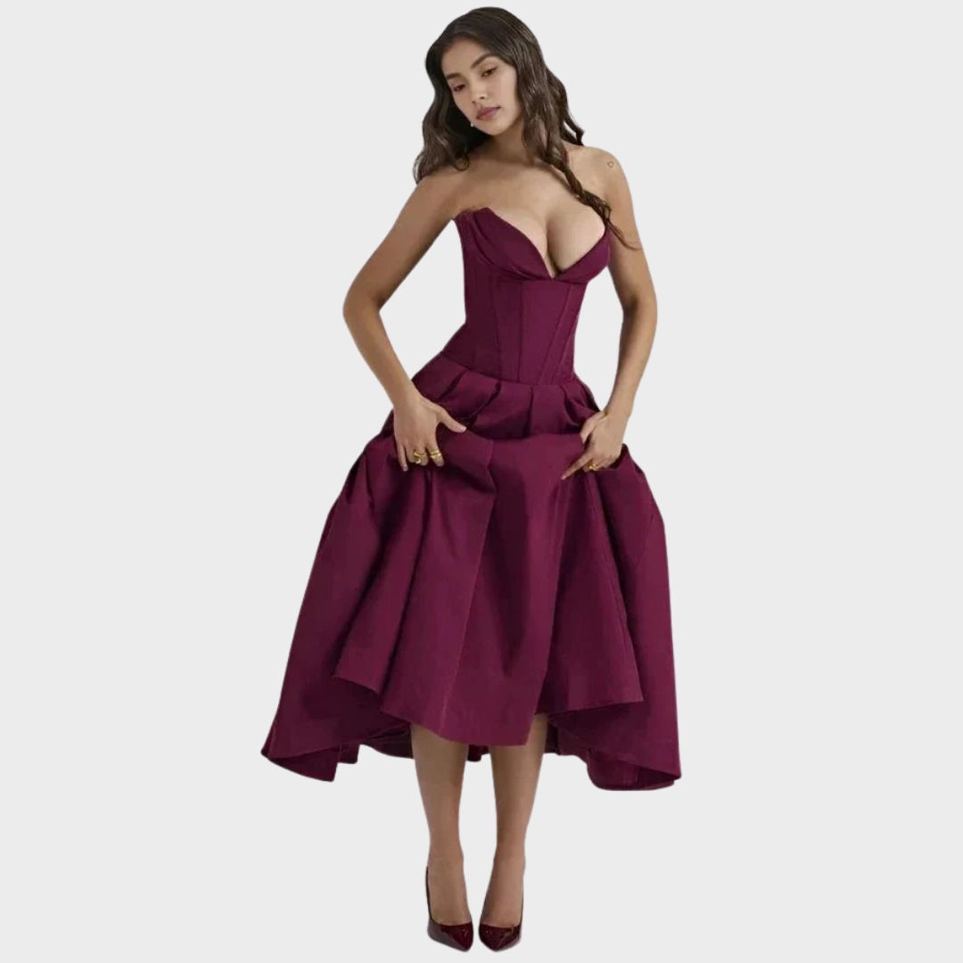 Harper | Elegante vestido midi para mujeres