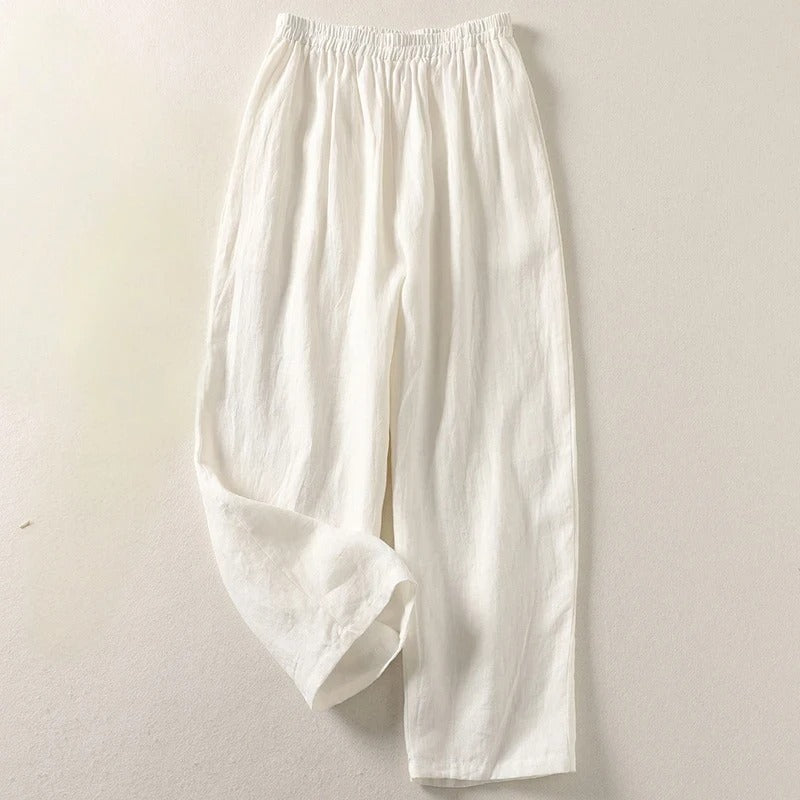 Amalia | Pantalones de algodón y lana