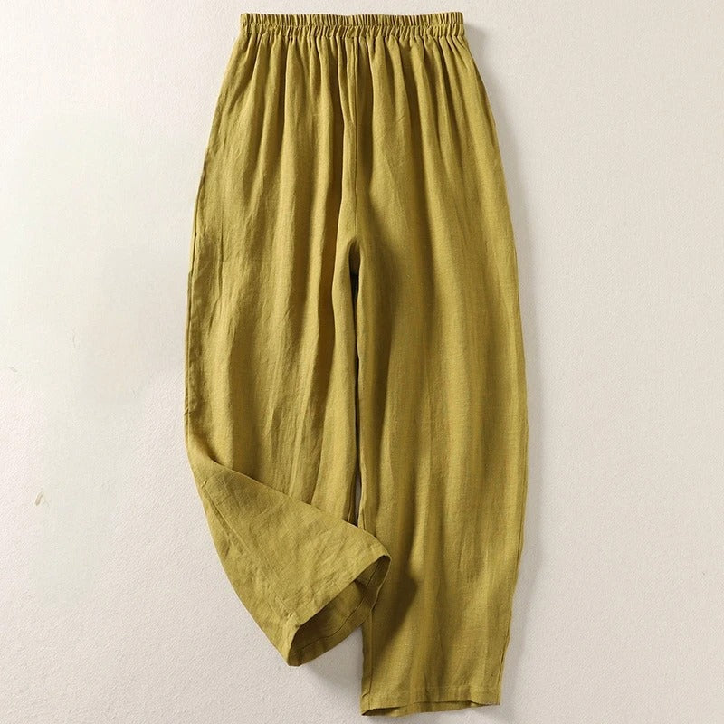 Amalia | Pantalones de algodón y lana