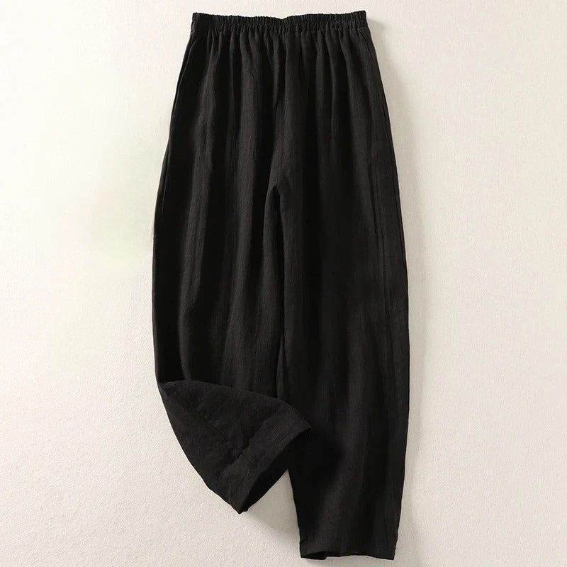 Amalia | Pantalones de algodón y lana