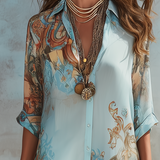 Barroco - Elegante y vaporosa vestido de verano