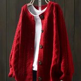 Lorença - Strickjacke in Zopfdesign