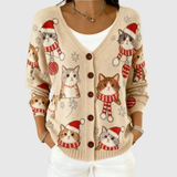 Caterina | Strickjacke mit Knöpfen