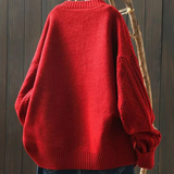 Lorença - Strickjacke in Zopfdesign
