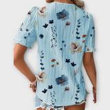 Emília - Bluse mit V-Ausschnitt