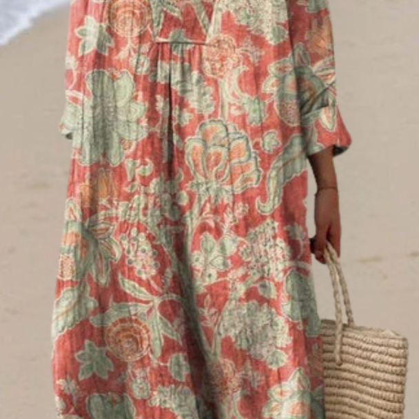 Elis - Vestido vintage de flores