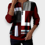 Margaret | Sudadera con media abertura