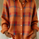 Annaise | Mekani pleteni kardigan na karo dezen