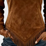 Daisy | Top con Forro de Fleece y Media Cremallera