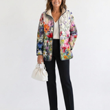 Gepolsterte Jacke Blumen der Felder Manon