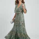 Rute - Elegante vestido maxi floral