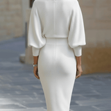 Lydia - Elegantes Midi-Kleid für jeden Tag