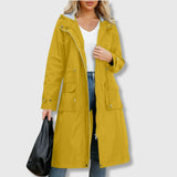 Julia | Abrigo Trench Estilizado con Capucha