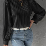 Bianca™ | Elegantna bluzica sa dugim lanternastim rukavima