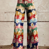 Léon - Pantalones Florales Elegantes