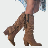 Bequeme Leder-Stiefeletten