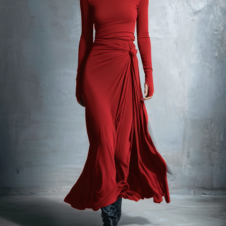 Vittoria - Maxi haljina sa bočnim čvorom