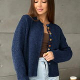 Nicole - Strickjacke mit Knopfdetails