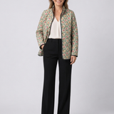 Blumenstoff Steppjacke Amélie