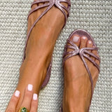 Ginevra | Sandalias Doradas Elegancia Veraniega