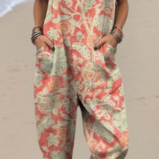 Elis - Vestido vintage de flores