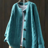 Lorença - Strickjacke in Zopfdesign
