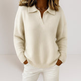 Olivia™ | Mekani pleteni džemper sa kragnom