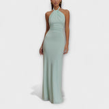 Lagoon - Vestido Maxi Slinky con Tirantes