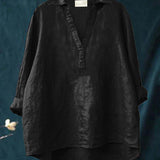 Andrea | Elegante Leinenbluse für den Sommer